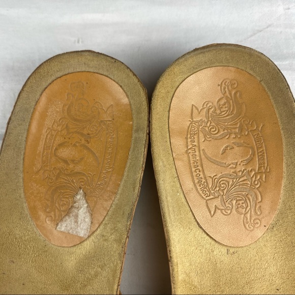 NINE WEST SENSO Carmel Leather Studded Slides - Picture 4 of 10